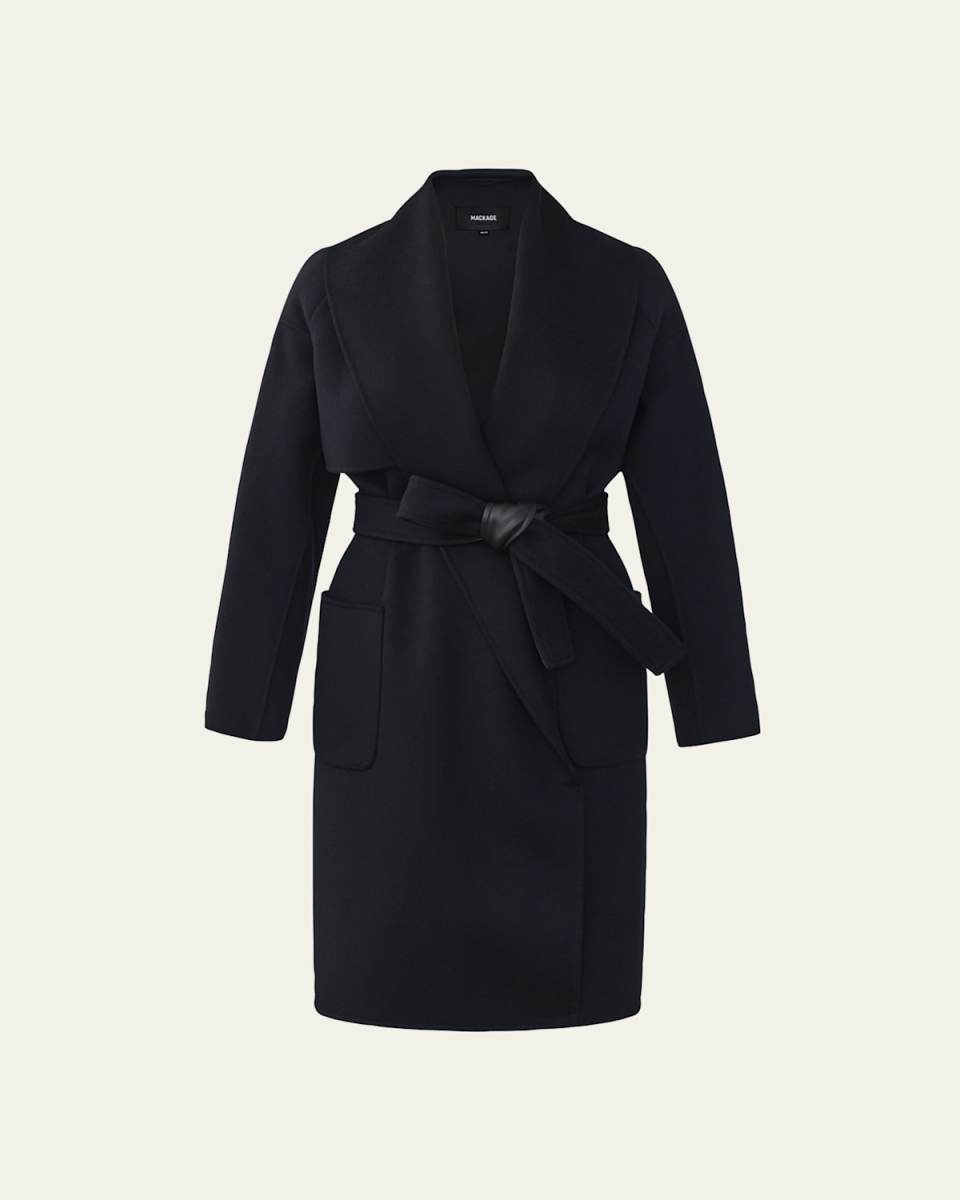 Thalia Belted Wool Coat